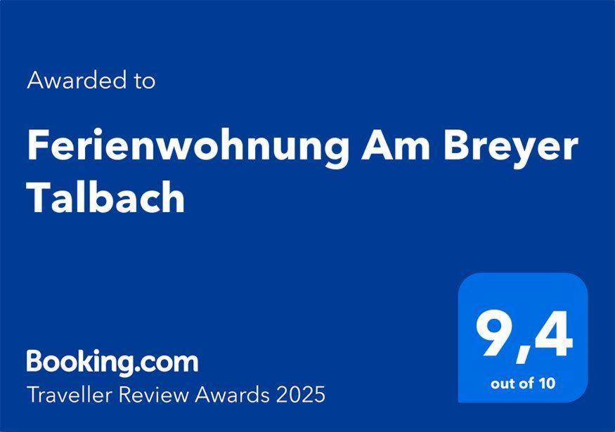 Ferienwohnung Am Breyer Talbach Exterior photo